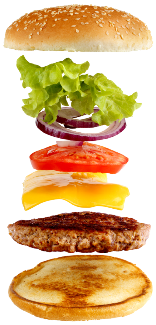 Burger With Layers Image
